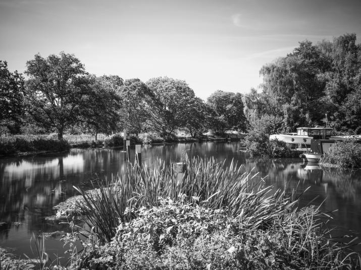 Infra Red + B&W conversion at Walsham Lock