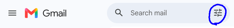 GMail - Search Bar
