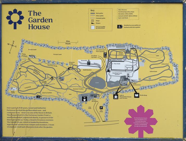 Map of the garden