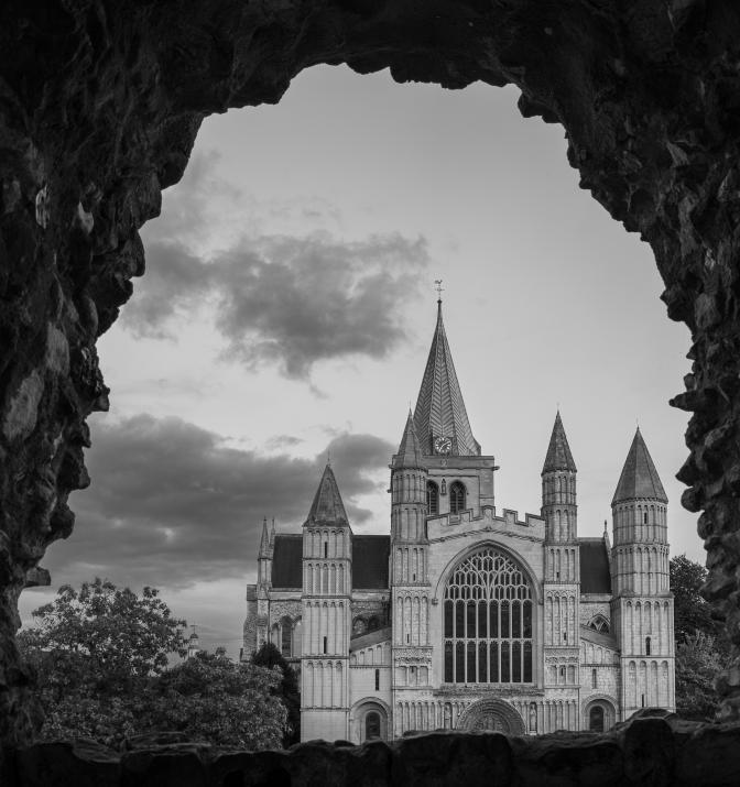 Rochester Cathedral seen from Castle
