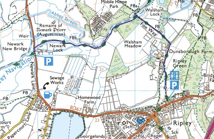 Map of the Route