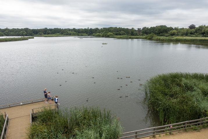Fleet Pond from Railway Car Park