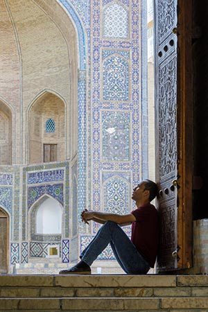 Contemplation at Kalyon Mosque