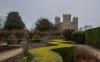 The formal gardens with Hardwick Hall in the background