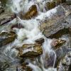 Flow…the River Esk in flow behind the Blue Door