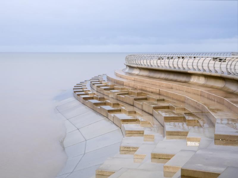 Sea defences at Cleveleys