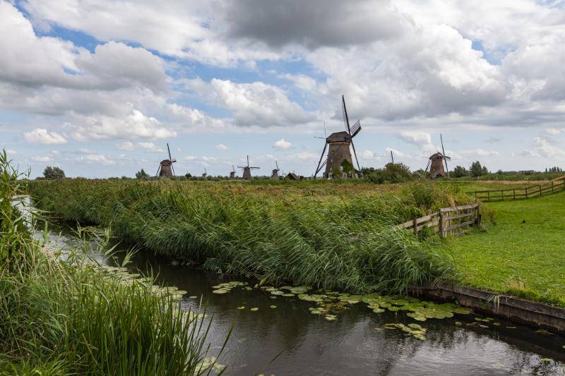 Kinderdijk, World Heritage Site - windmills