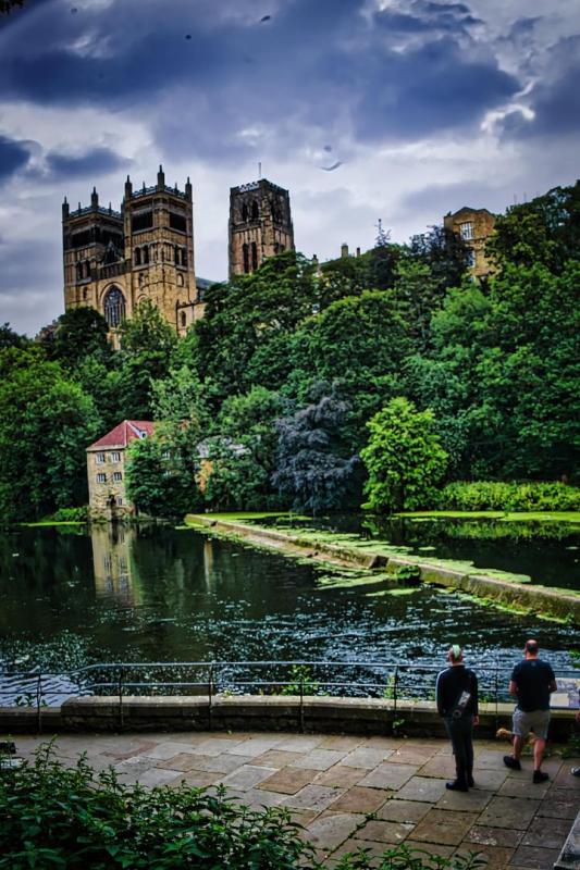 Riverside View of Durham Cathedral and Fulling Mill