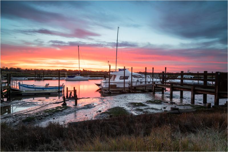 The River Blyth at Southwold Harbour